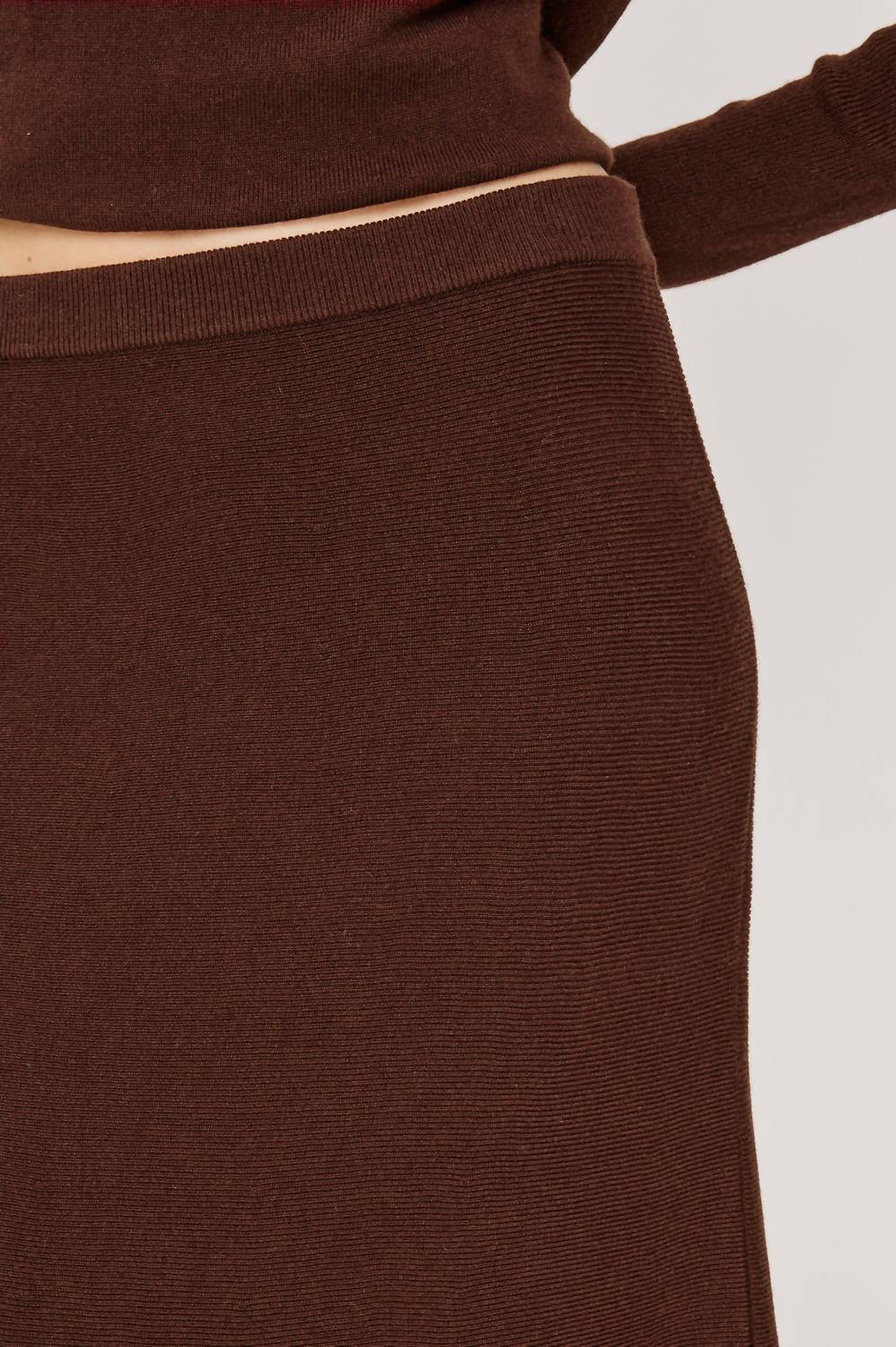Rails Odita Skirt in bordeaux - women's skirt - alternate view