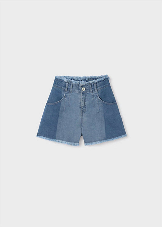 Mayoral - Girls Denim Shorts