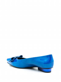 Salvatore Ferragamo Women's Viva Ballet Flat Shoes in blue - women's flats - view 68