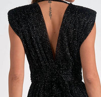 Elan - Plunge Sleeveless Jumpsuit
