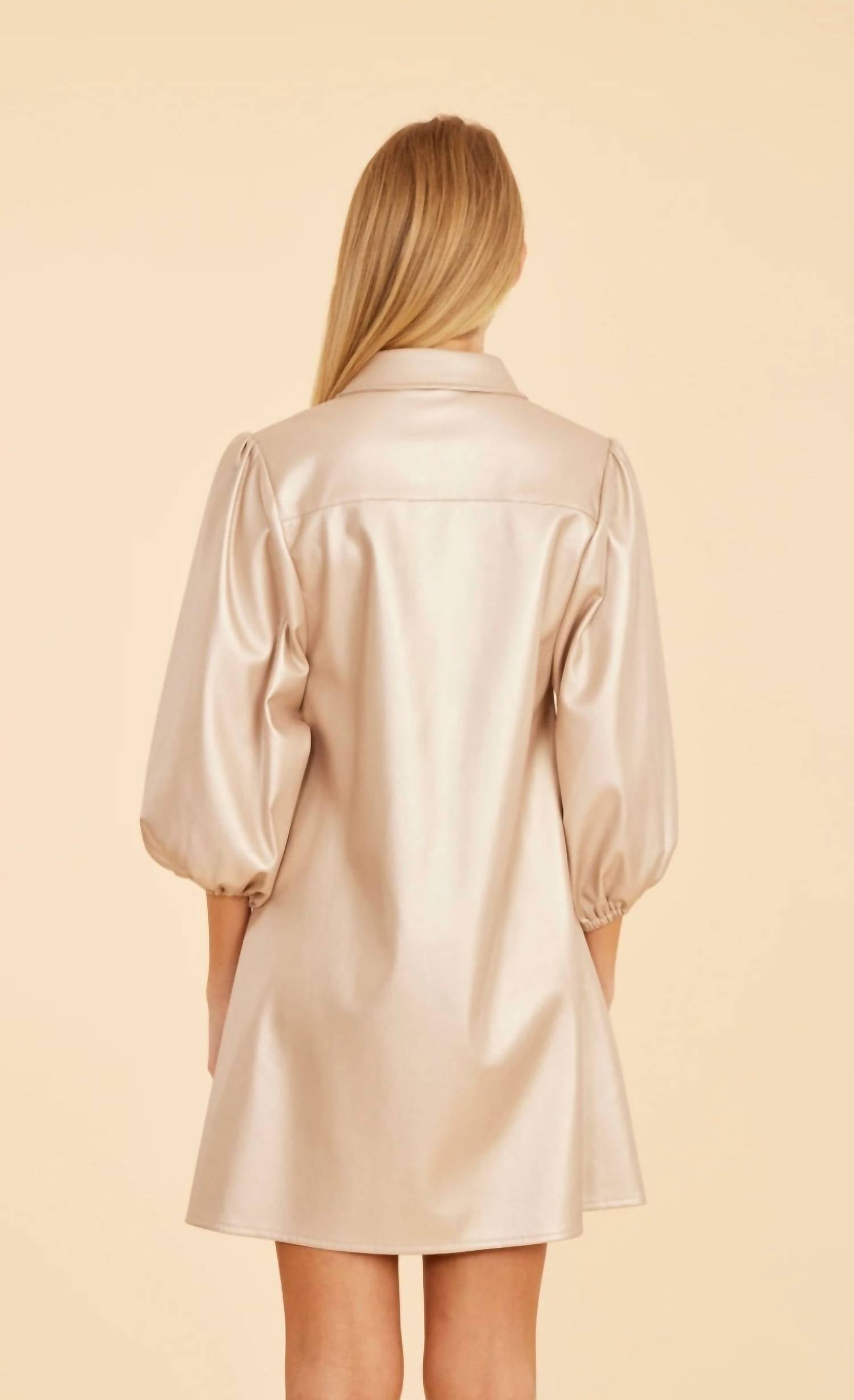 Dolce Cabo - Vicki Vegan Leather Tunic Dress
