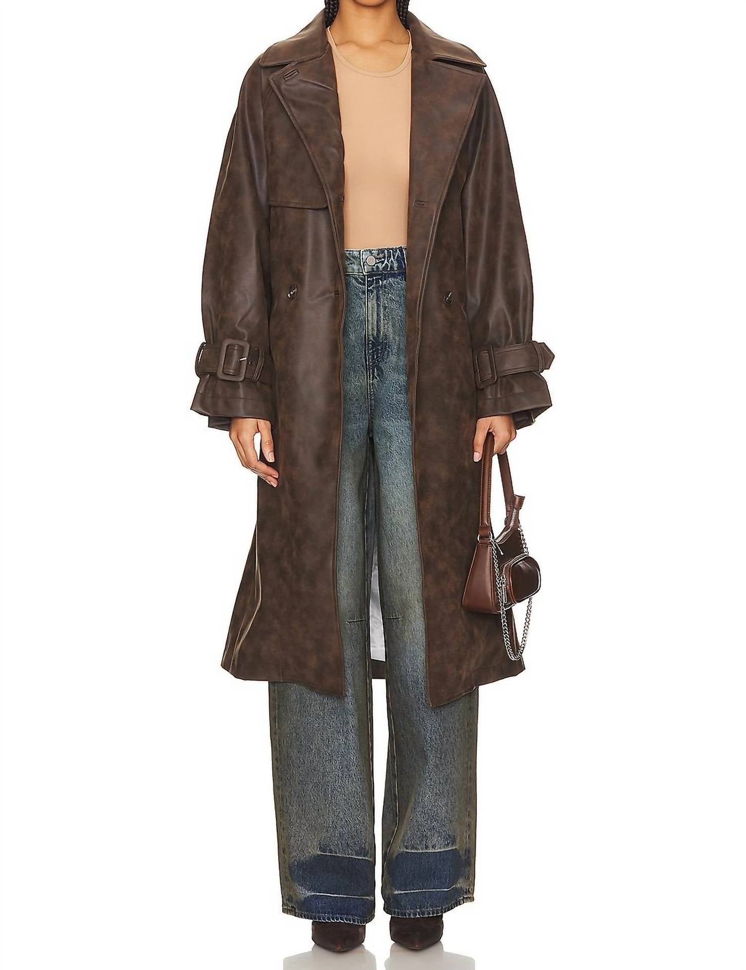 Rta - Women's Wide Leg Cargo Jeans