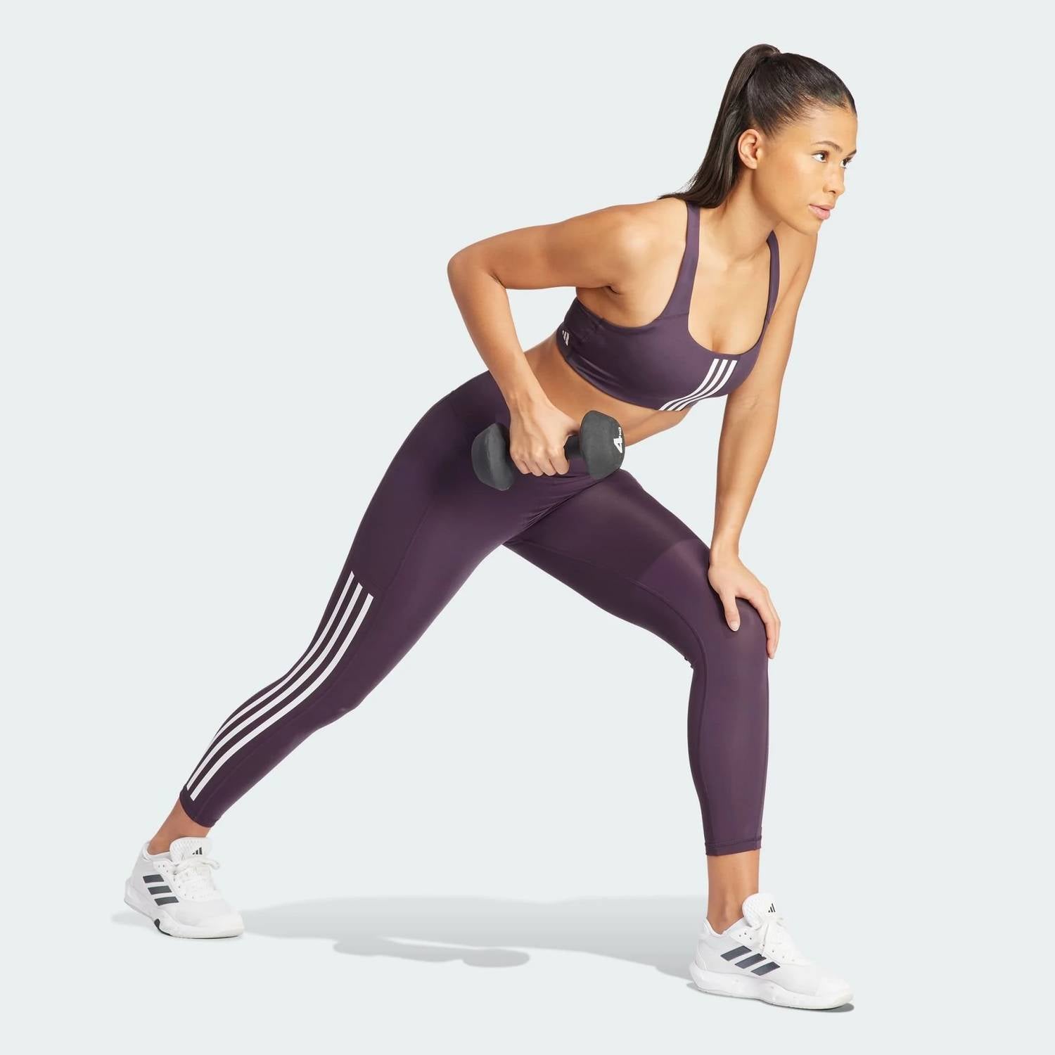 Adidas - Optime 3-stripes Full-length Legging