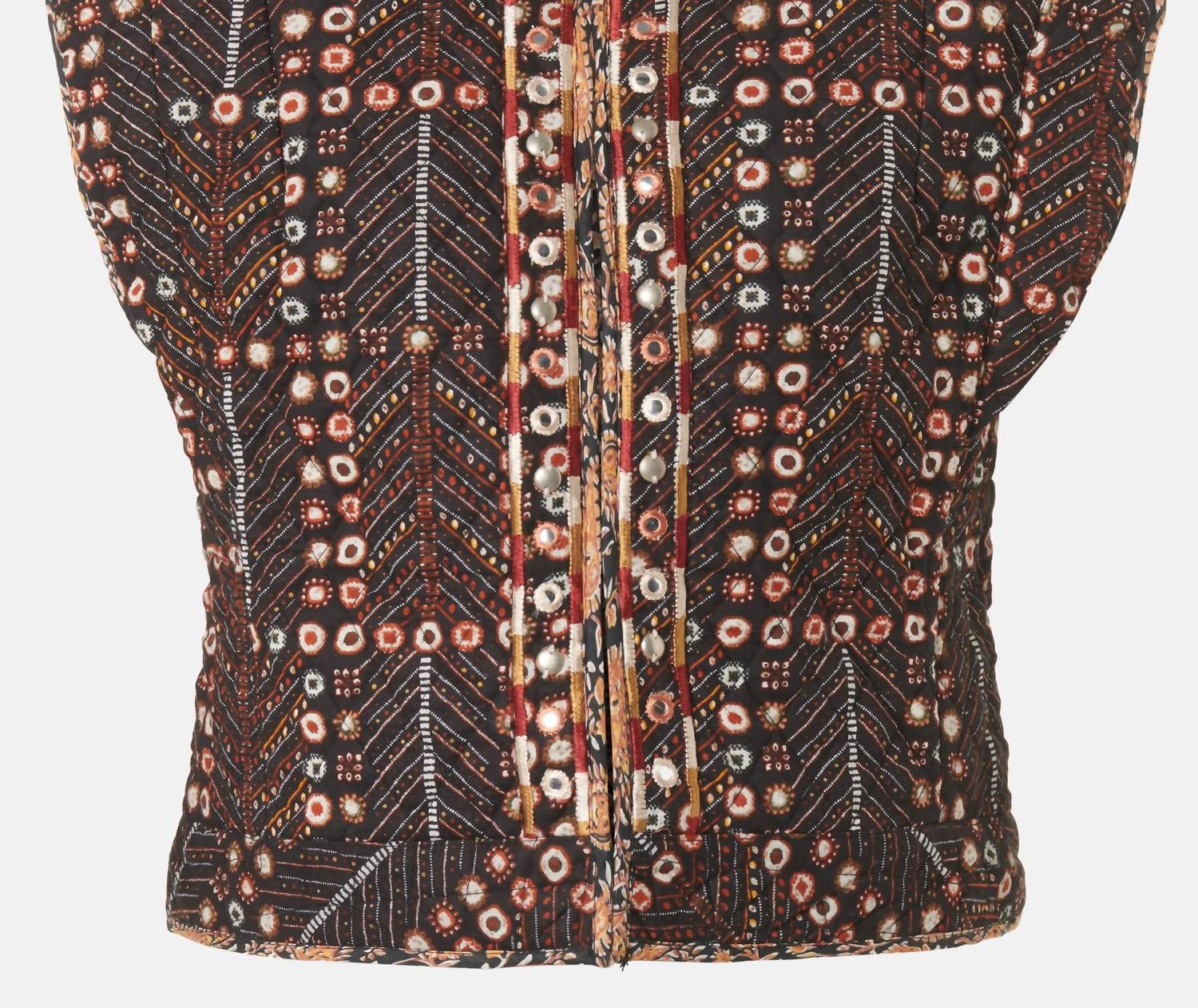 Marant Etoile - Pre-loved Cerza Printed Cropped Cardigan Vest