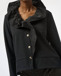 Joseph Ribkoff - Ruffled Long-sleeve Casual Shirt