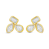 Diana M Jewels - Women's Emerald, Pear & Marquise Lab-Grown Diamond Stud Earrings (15.00 Ct) - Grand