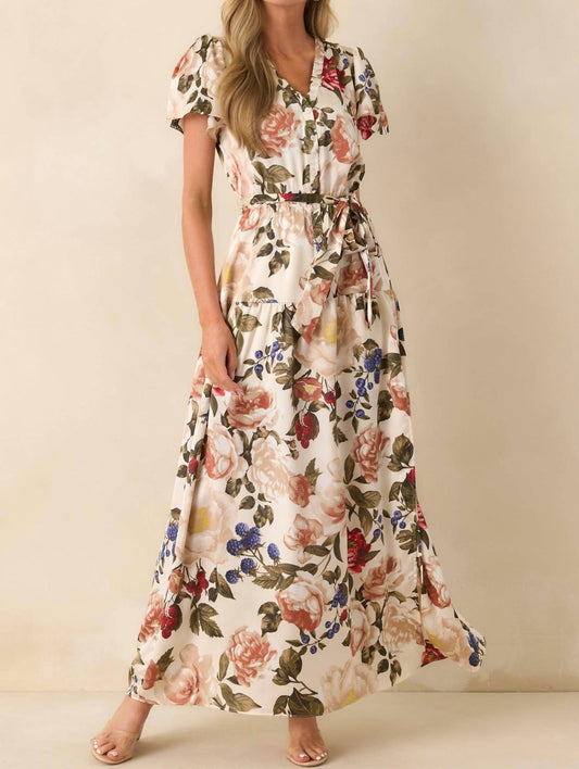 Skies Are Blue - Floral Dress