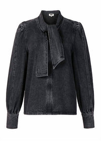 FRNCH Bourgeons Top in black - women's blouse - view 4