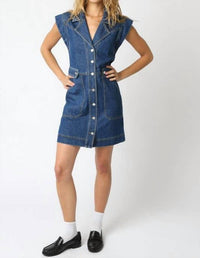 Olivaceous - Sydney Denim Dress