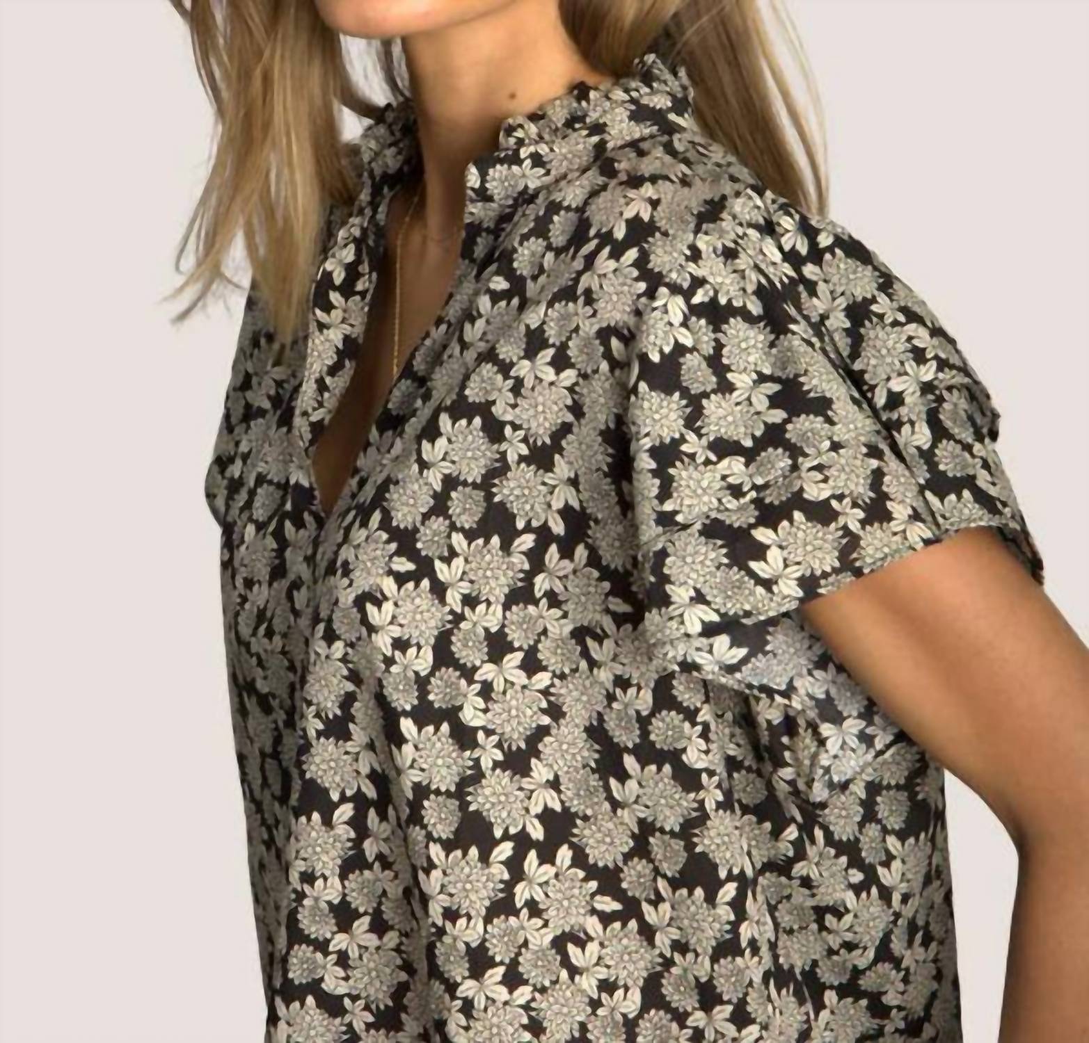 Dylan - Arden Flutter Sleeve Blouse