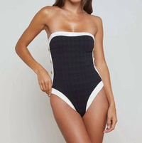 L'Agence - Tory Bandeau One-Piece Swimsuit