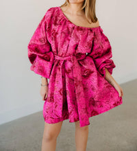 Tela Luxury Mercantile Lady Kaftan Dress in pink - women's dress - alternate view