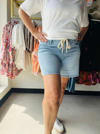 Royalty For Me - Women's Relaxed Front Tie Shorts
