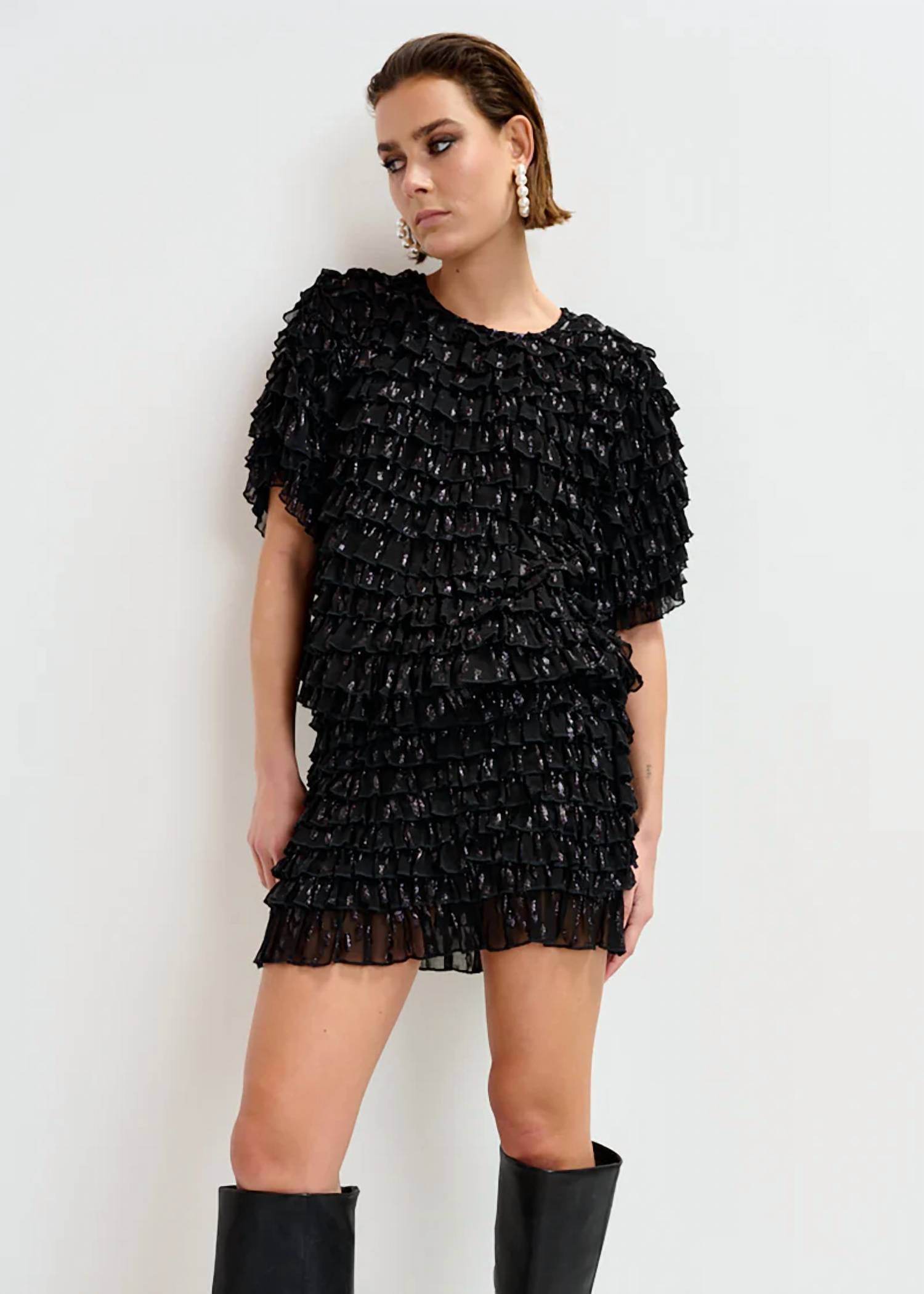 Essentiel Antwerp - Incarvillea Ruffle Top