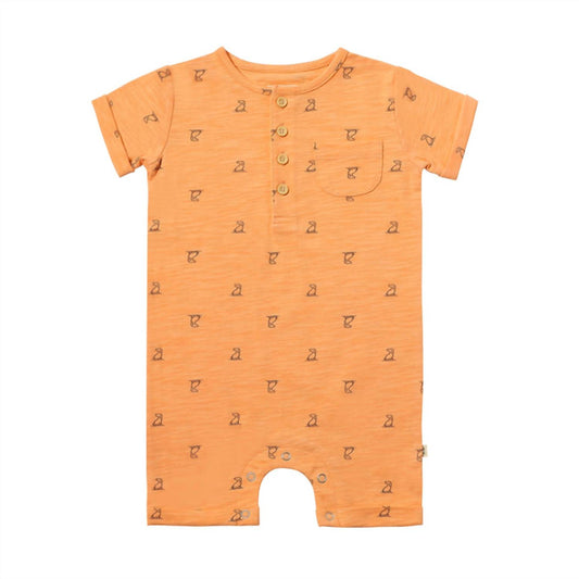 Me & Henry - Boy's Martingale Henley Romper