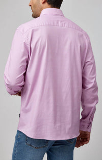 Stone Rose - Micro Dot Long Sleeve Woven Shirt