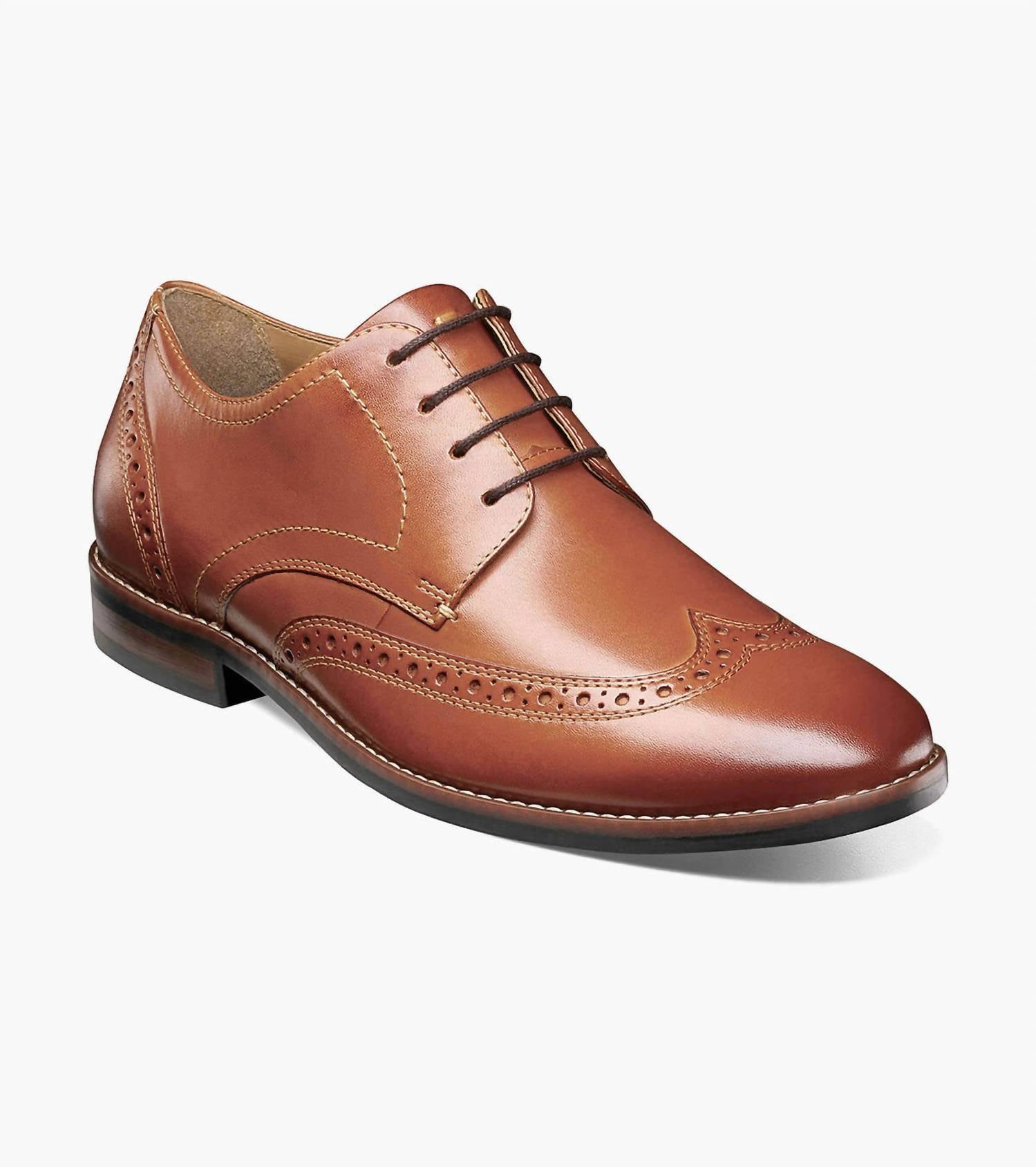 Nunn Bush - Men's Fifth Ward Flex Wingtip Oxford Shoes