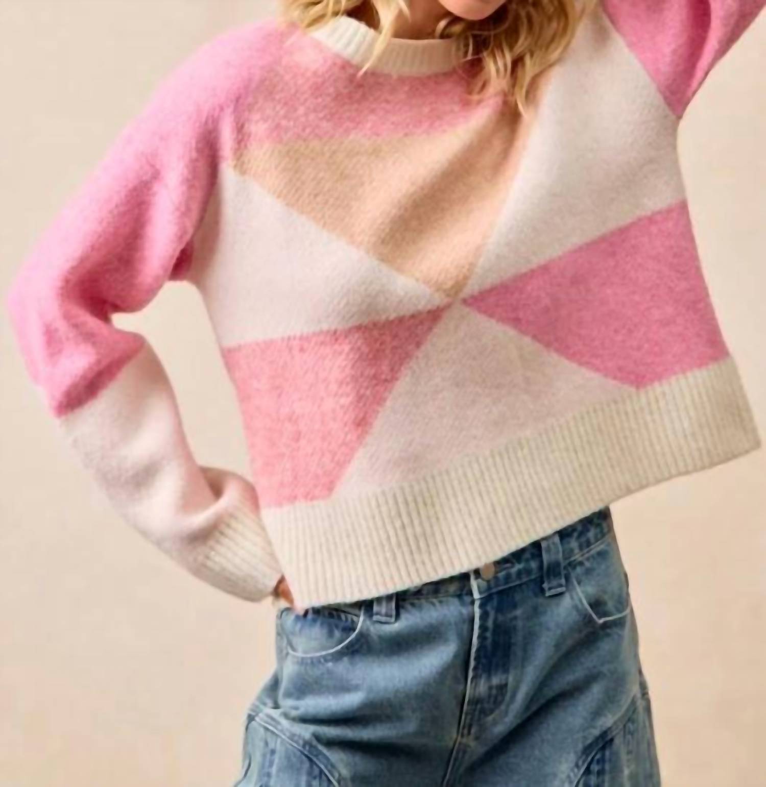 Thml - Colorblock Crewneck Sweater