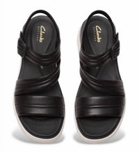 Clarks Women's Tuscan Strap Sandals in black leather - women's sandal - view 4