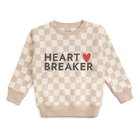 Sweet Wink - Kid's Heartbreaker Checkered Sweatshirt
