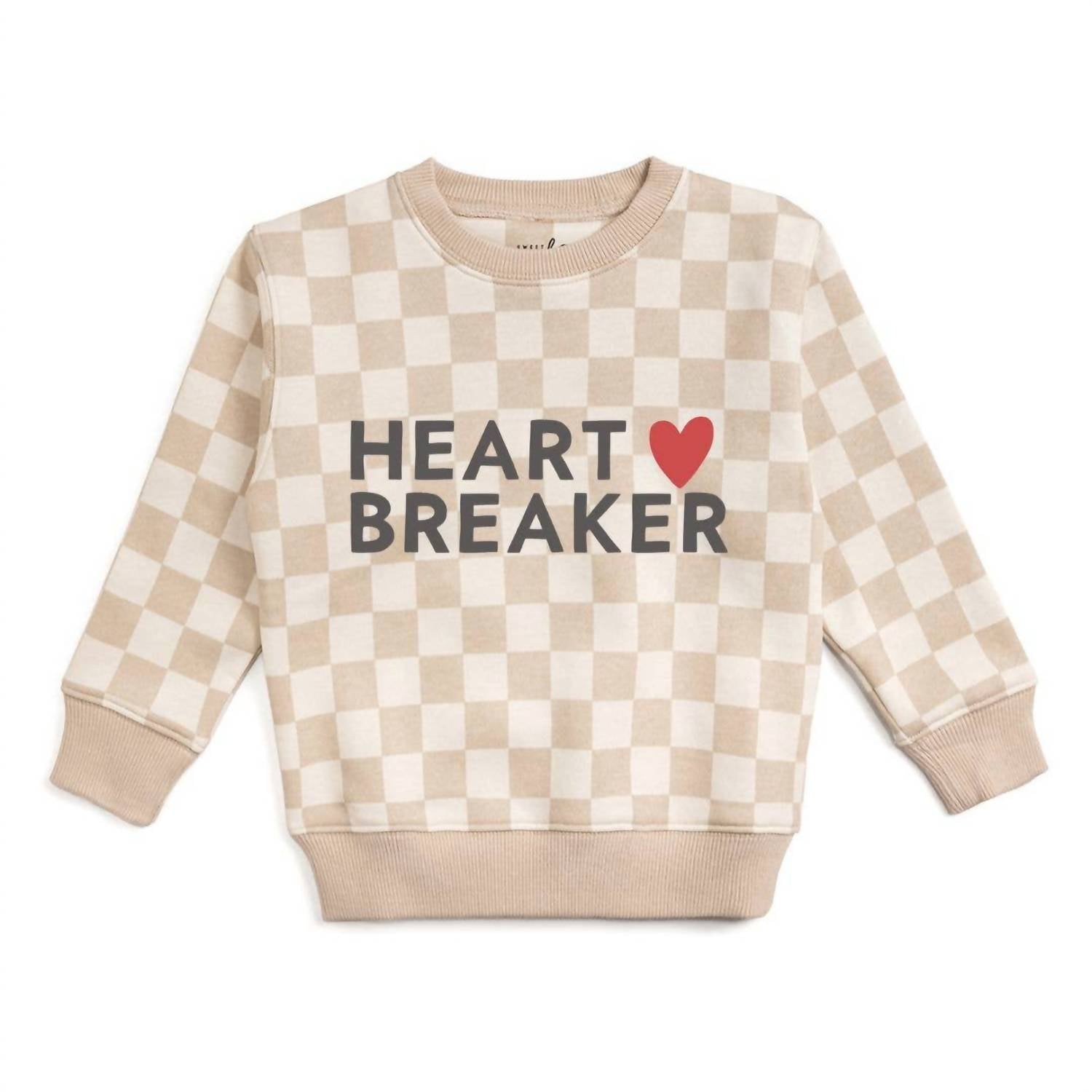 Sweet Wink - Kid's Heartbreaker Checkered Sweatshirt