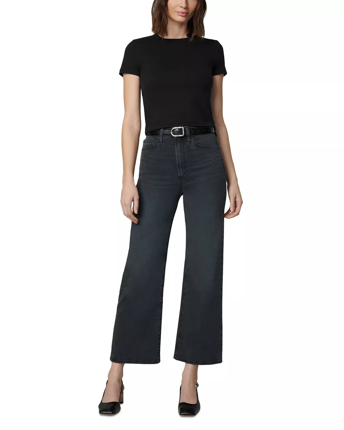 Joe'S Jeans - The Mia High Rise Wide Leg Ankle Jeans