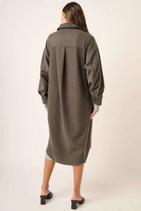 Mittoshop - French Terry Midi Length Shacket