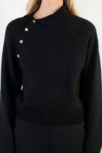 Thml - Split Neck Knit Sweater