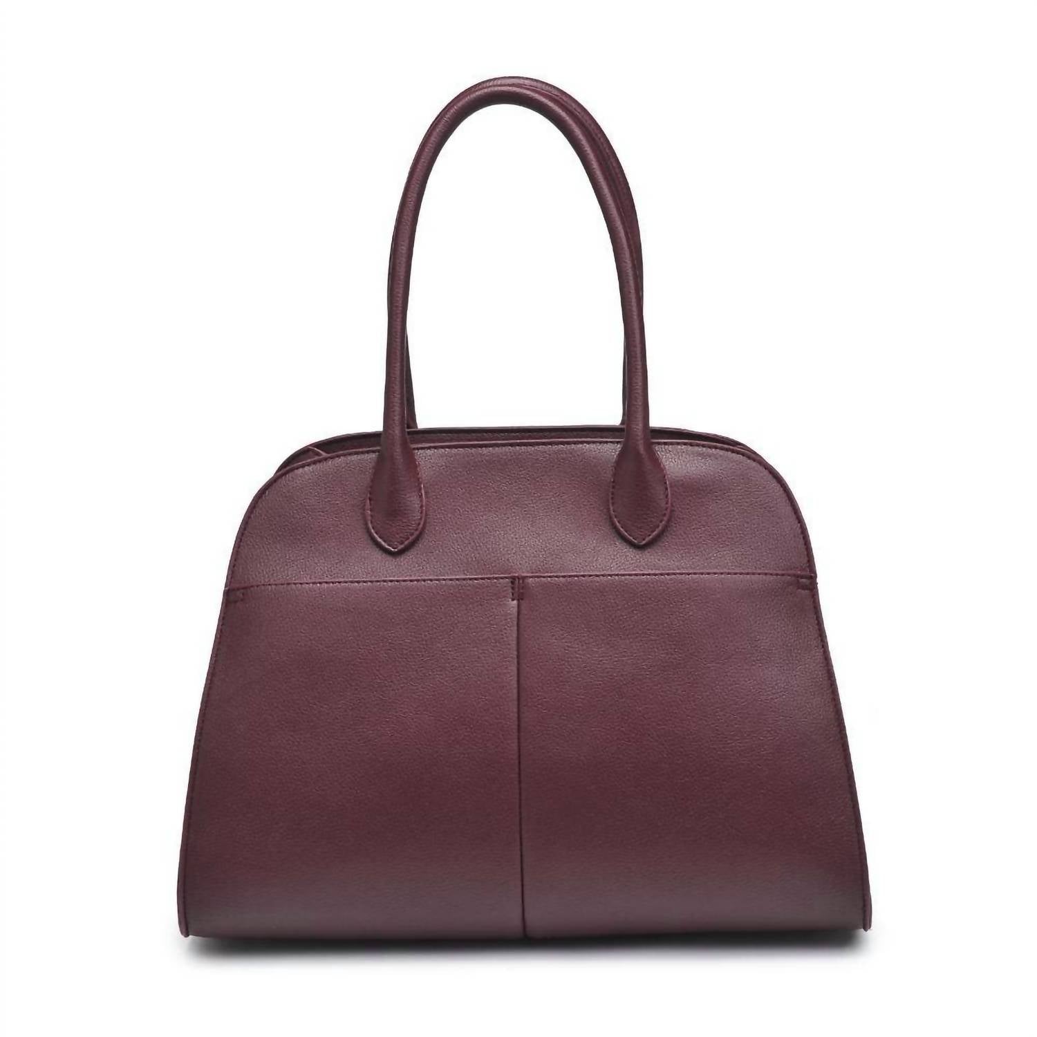 Urban Expressions Women's Janice Satchel Bag in burgundy - women's bag