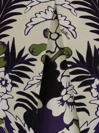 Valentino - Women's Floral Print Cotton Wrap Skirt