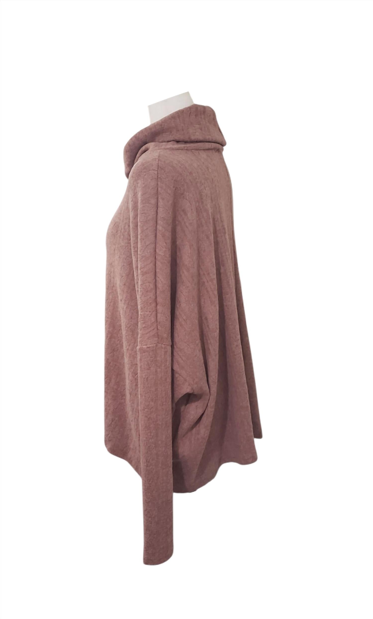 Pixi + Ivy - Women's Cowl Turtleneck Sweater
