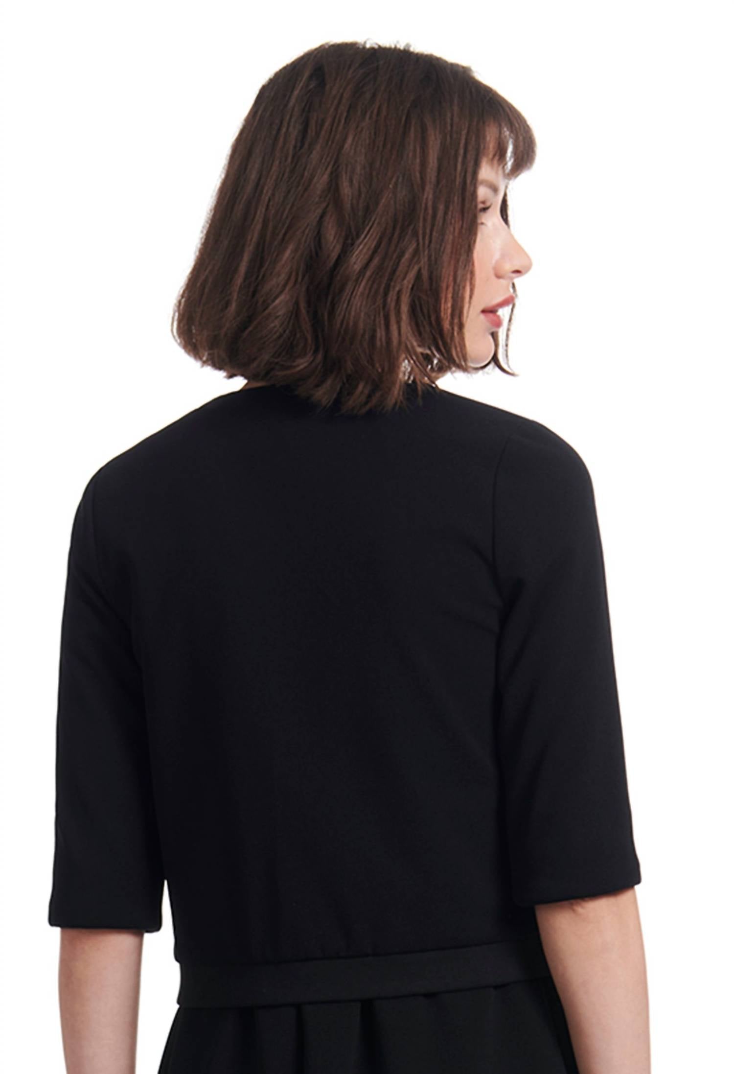 Emily Shalant - Bow Button Knit Jacket