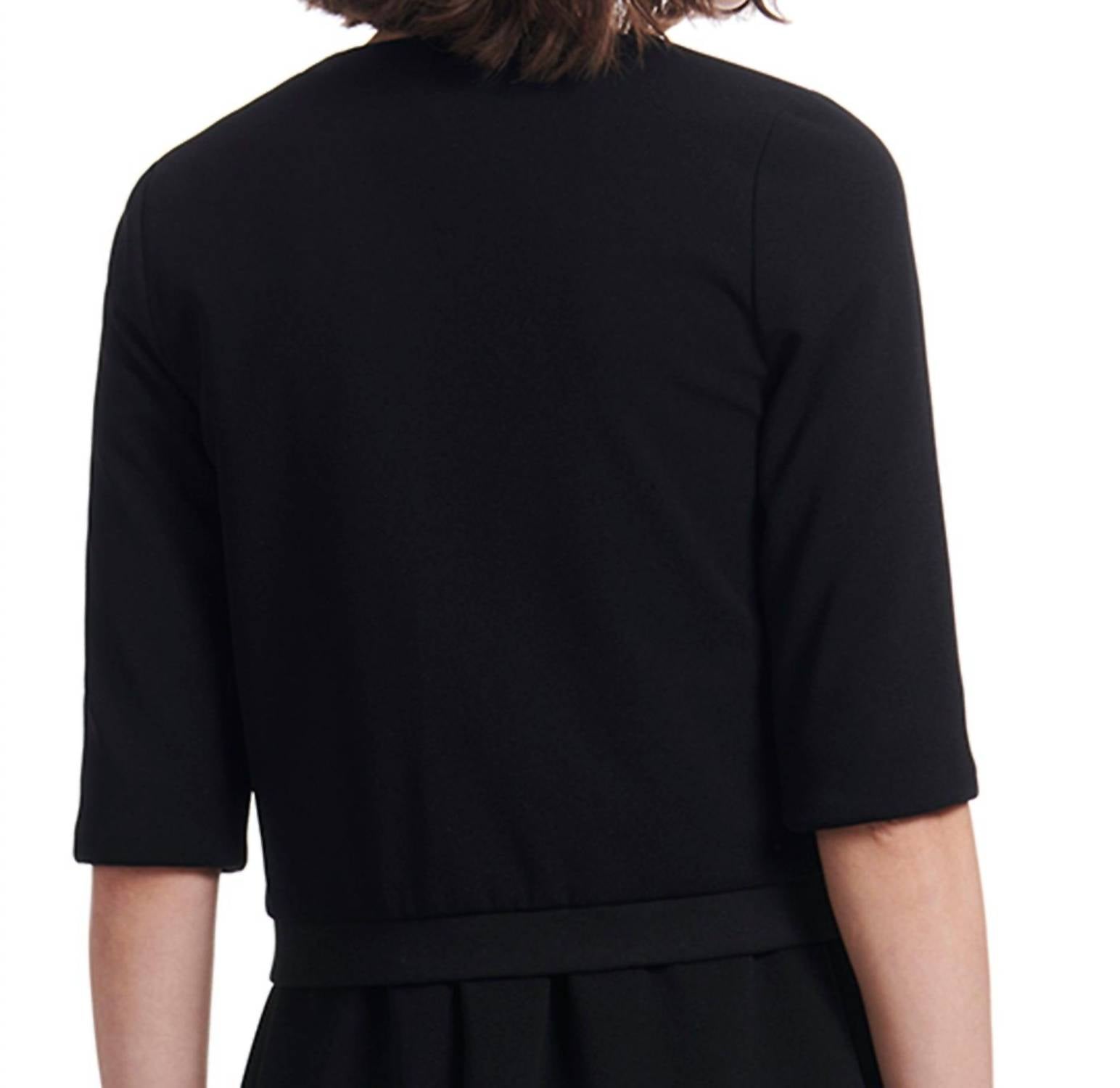 Emily Shalant - Bow Button Knit Jacket