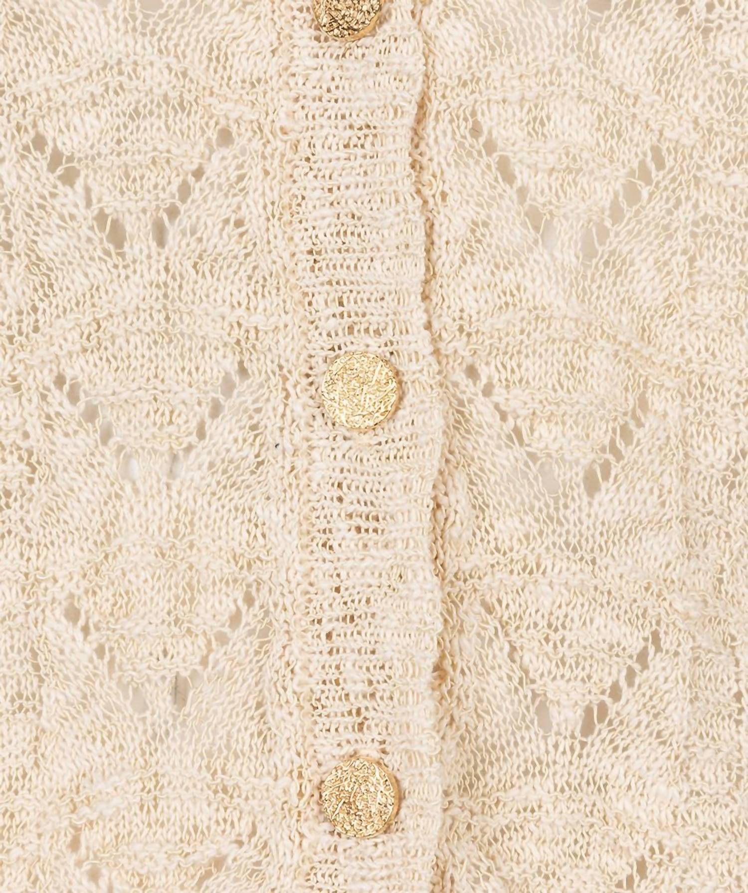 Esqualo - Fancy Knit Cardigan