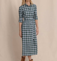 Southern Tide - Trista Gordan Tartan Shirt Dress