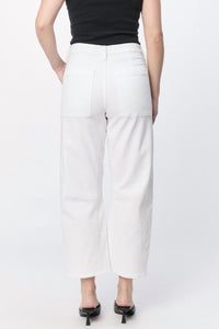 DEAR JOHN DENIM Teddi Baggy Fit Pants in white - women's pants - detail view