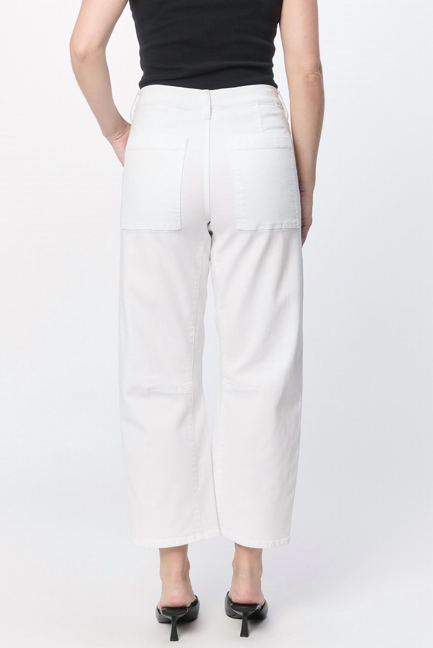 DEAR JOHN DENIM Teddi Baggy Fit Pants in white - women's pants - detail view