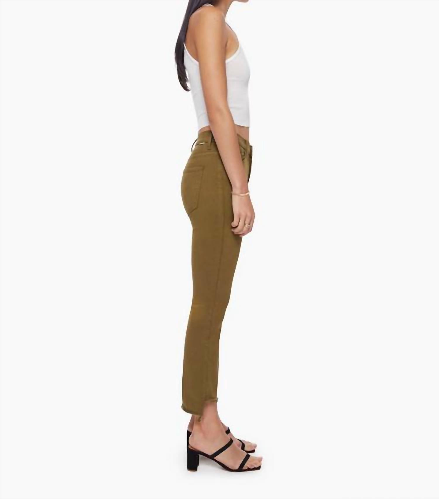 Mother - The Insider Crop Step Fray Jean