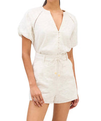 Allison New York - Embroidered Ainsley Shorts