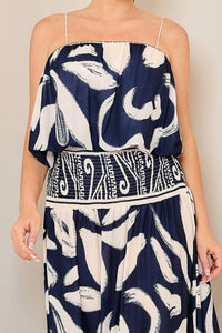 Her Botarri - Night Garden Top & Skirt Set
