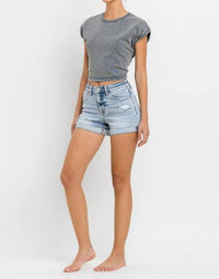 Vervet By Flying Monkey - Pay Back Denim Shorts