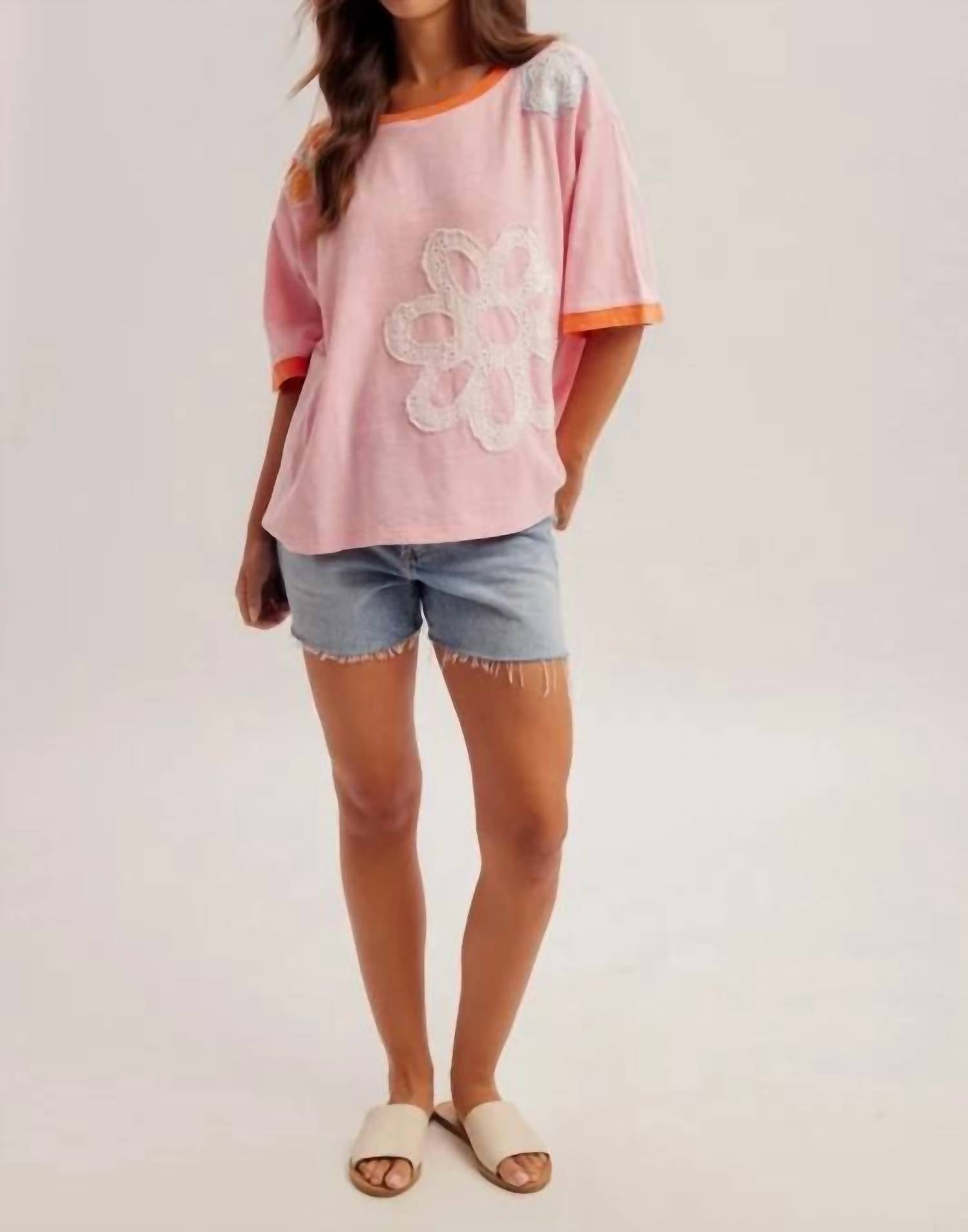 Hem & Thread - Wren Flower Patch Top
