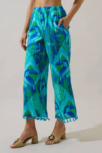 Sugarlips - Women's Blissy Tropical Flare Pants