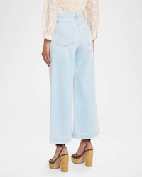 Paige - Harper Wide Leg Ankle Jeans