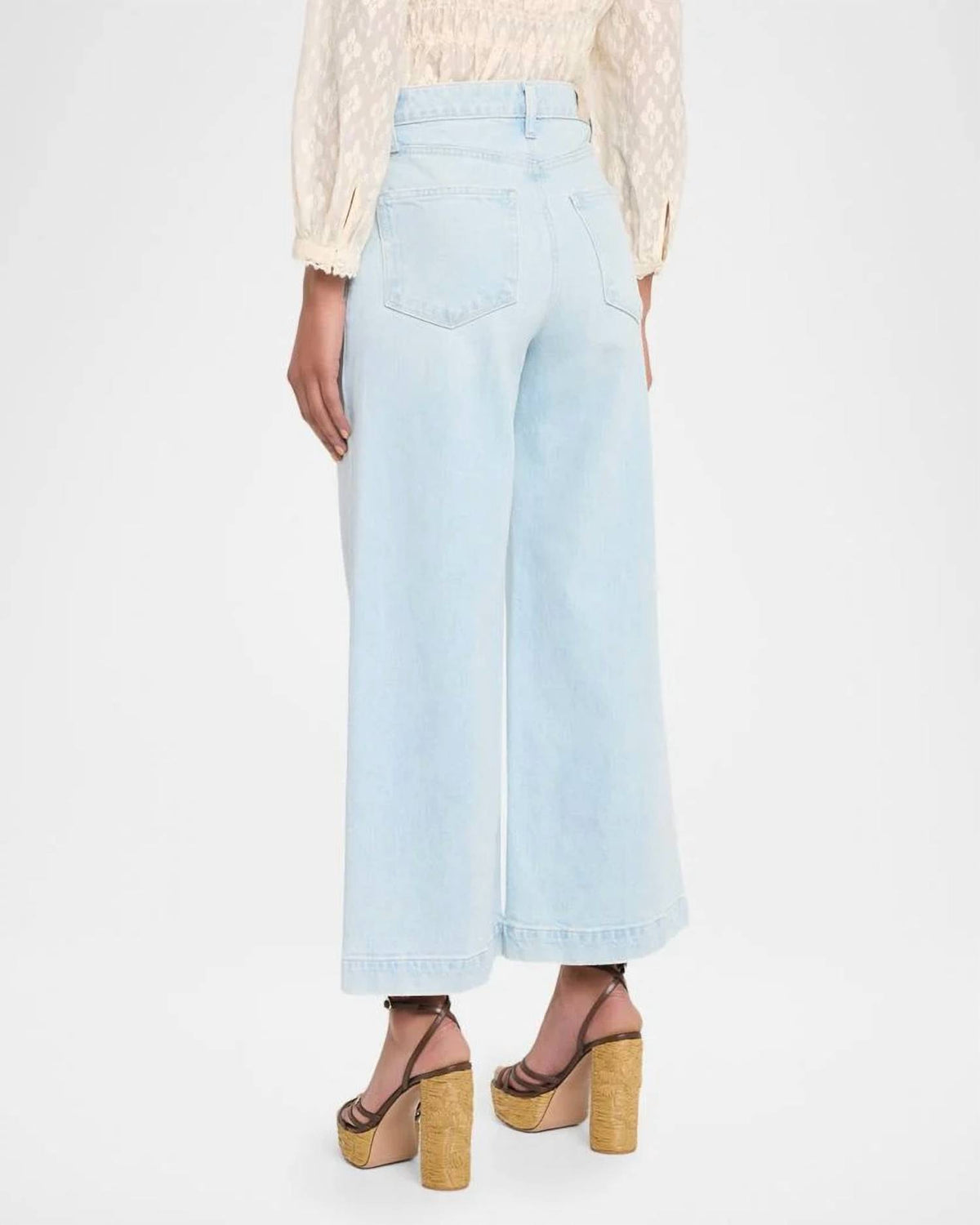 Paige - Harper Wide Leg Ankle Jeans