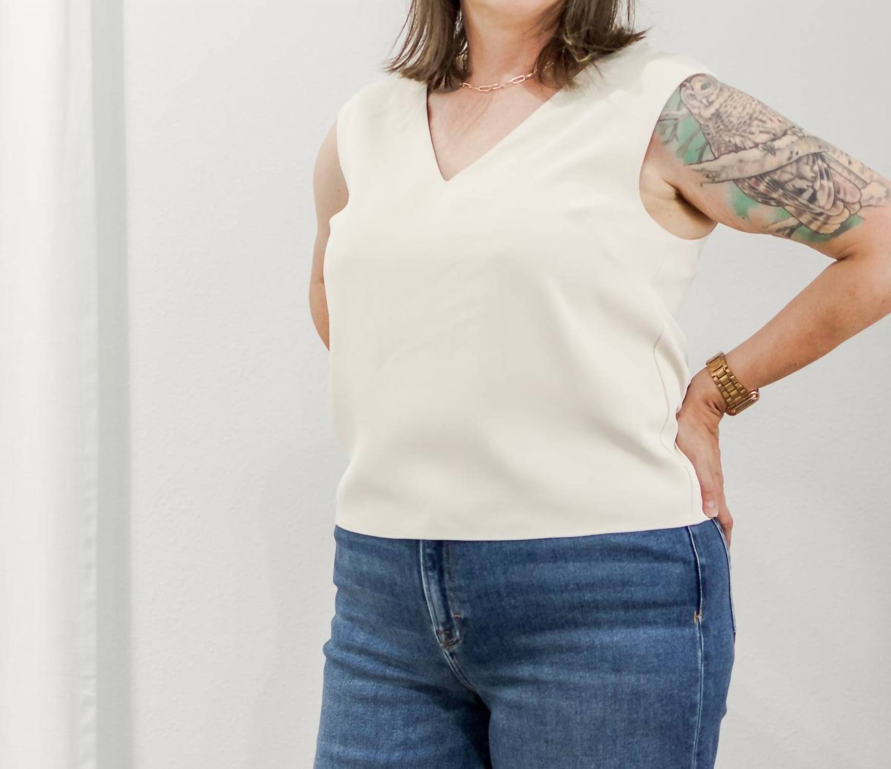 Greylin - Straight Tank Blouse