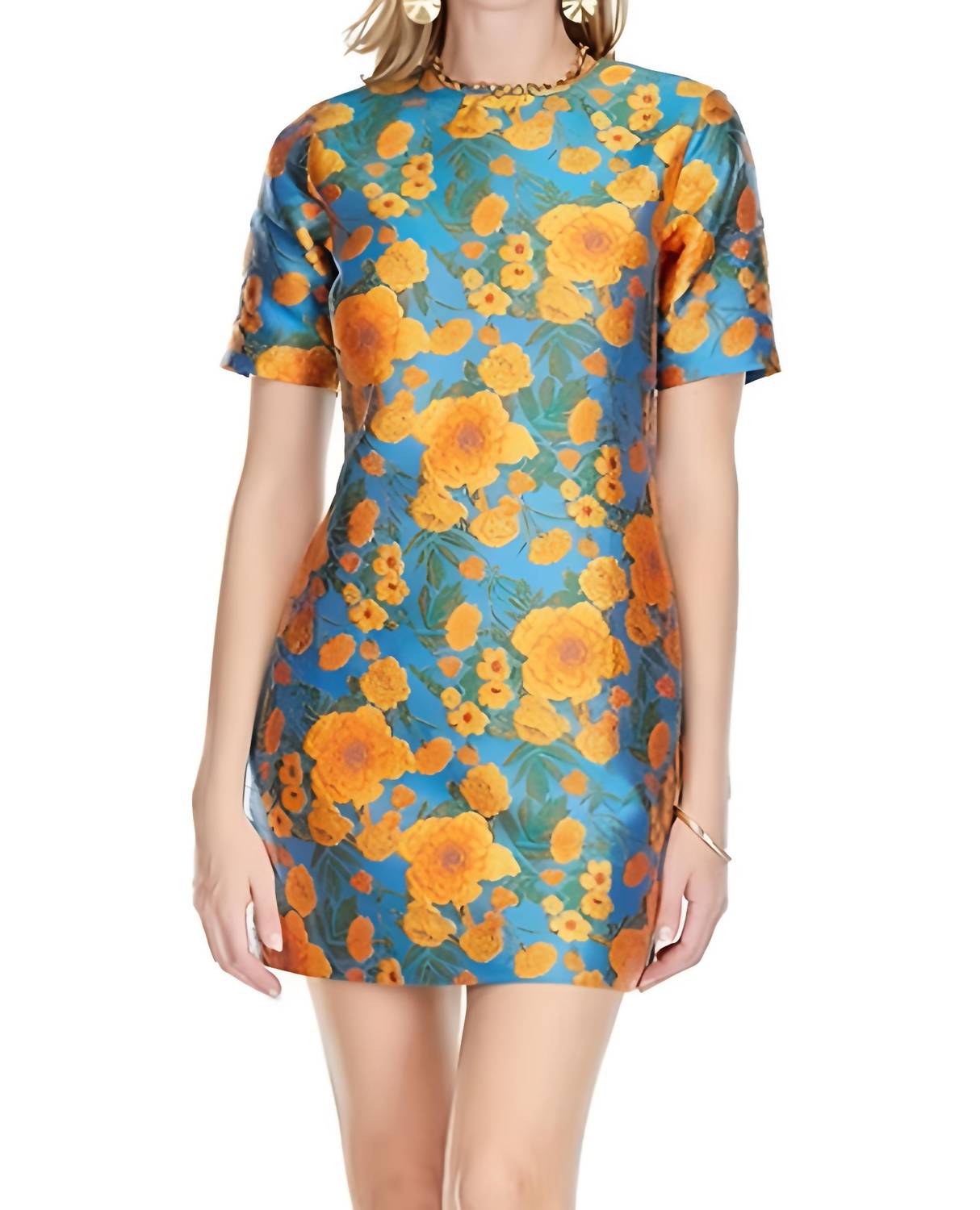 Jade - Short Sleeve Chemise Dress