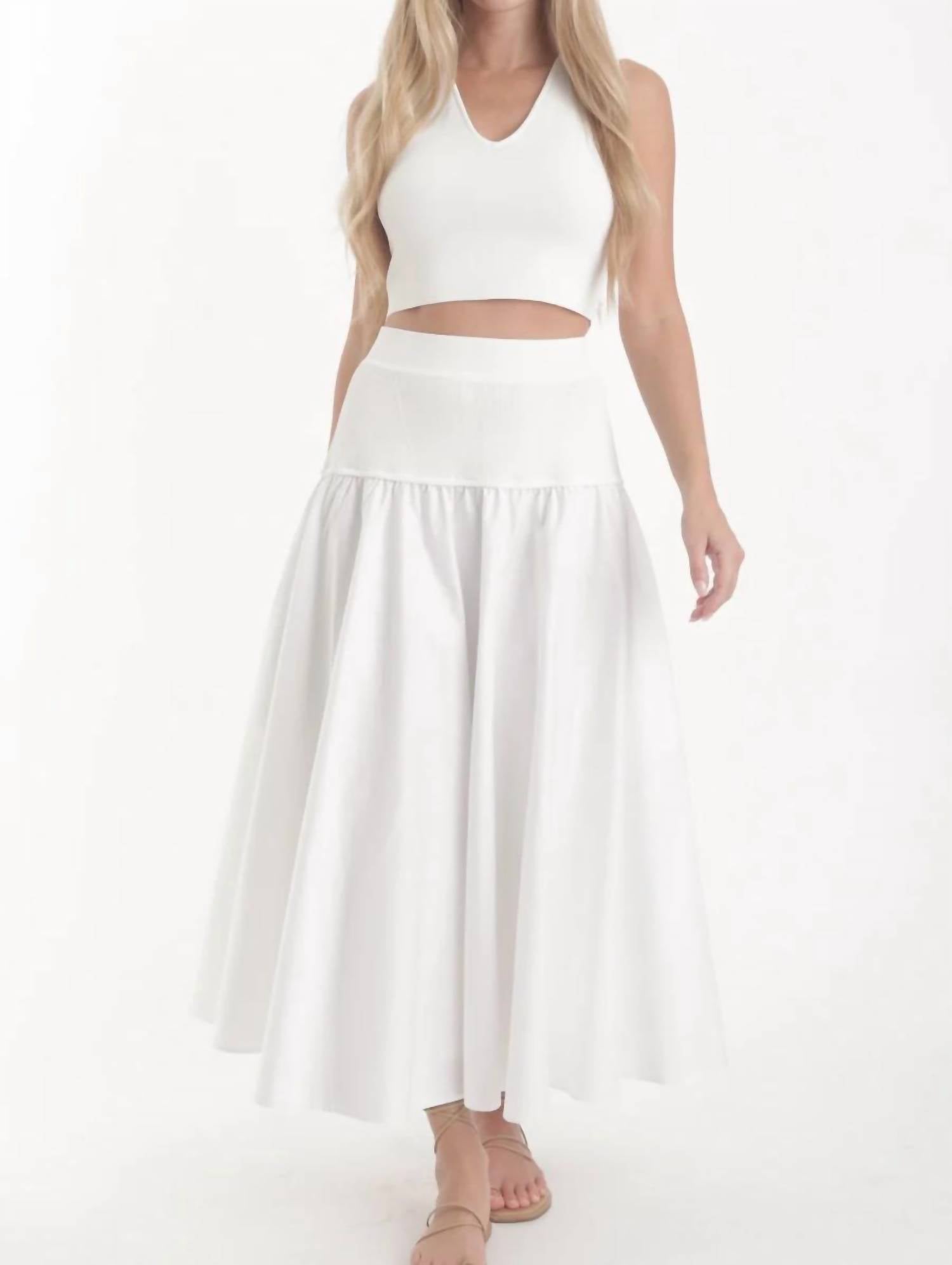 Karina Grimaldi - Saira Knit Maxi Skirt