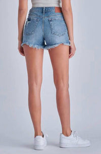 Hidden - Sofie Jean Shorts With Front Step Hem