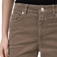 CLOSED Milo Straight Leg Corduroy Pants in clay beige - women's jeans - view 4